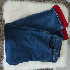 LL bean fleece lined jeans